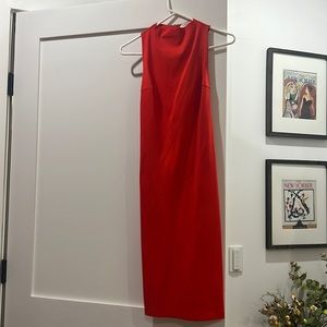 Aritzia Babaton Matheson dress in Flame Scarlet